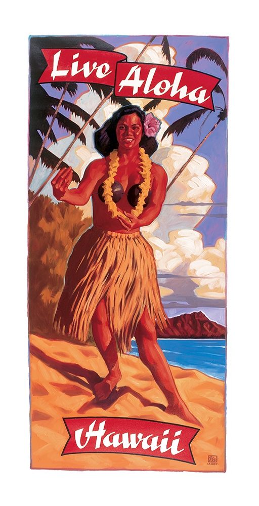 Aloha - Hawaii art print by Unknown for $57.95 CAD