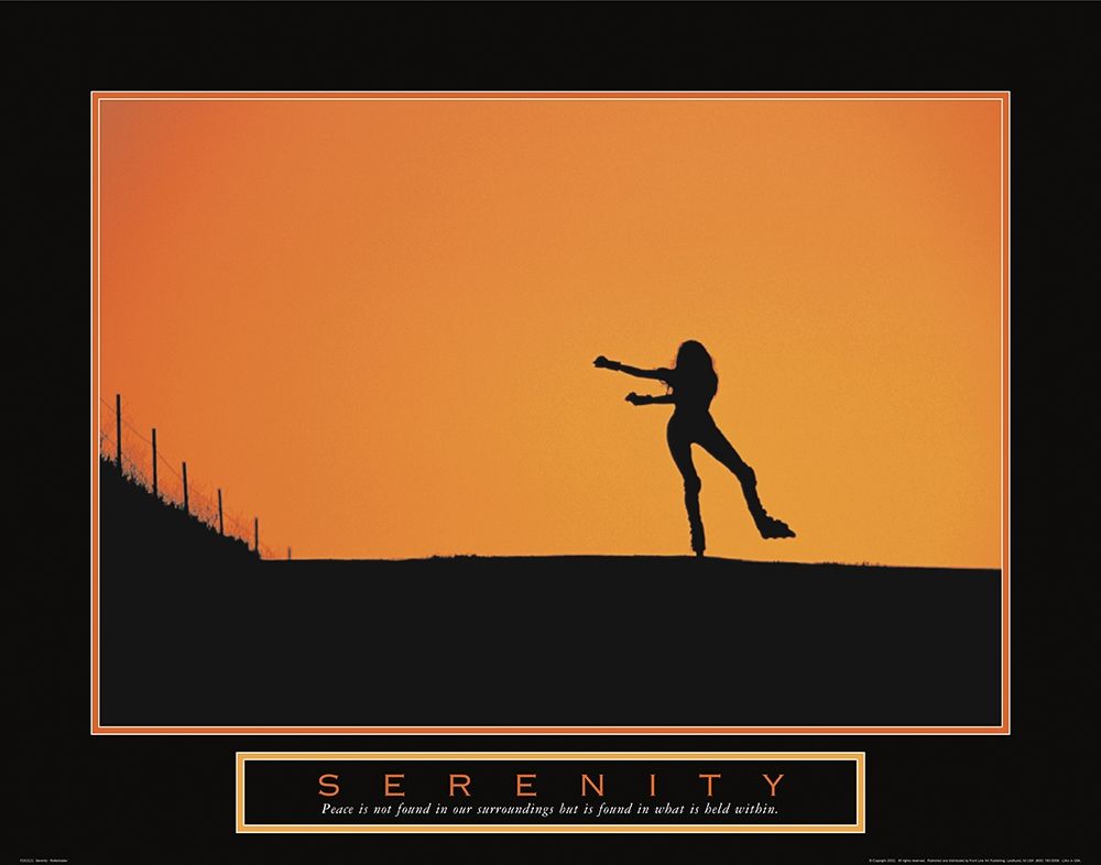 Serenity - Inline Skater art print by Unknown for $57.95 CAD