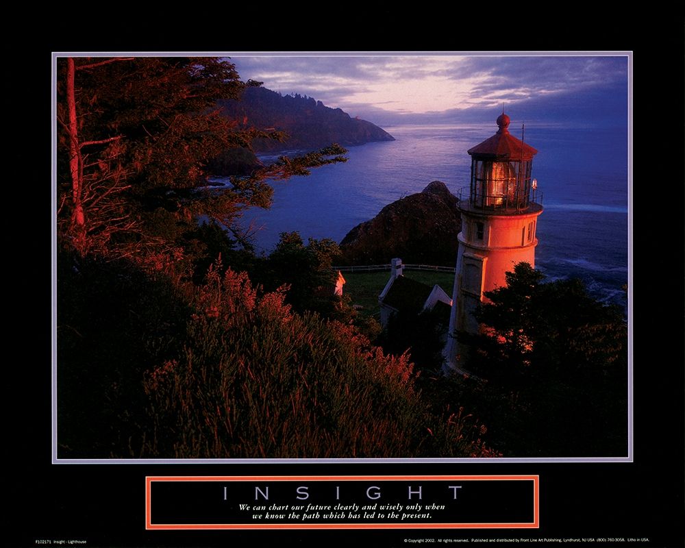 Lighthouse - Insight art print by Unknown for $57.95 CAD