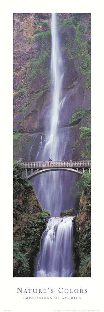 Natures Colors Waterfall art print by Unknown for $57.95 CAD