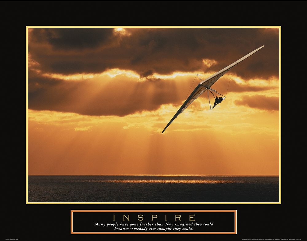 Inspire - Hang Glider art print by Unknown for $57.95 CAD