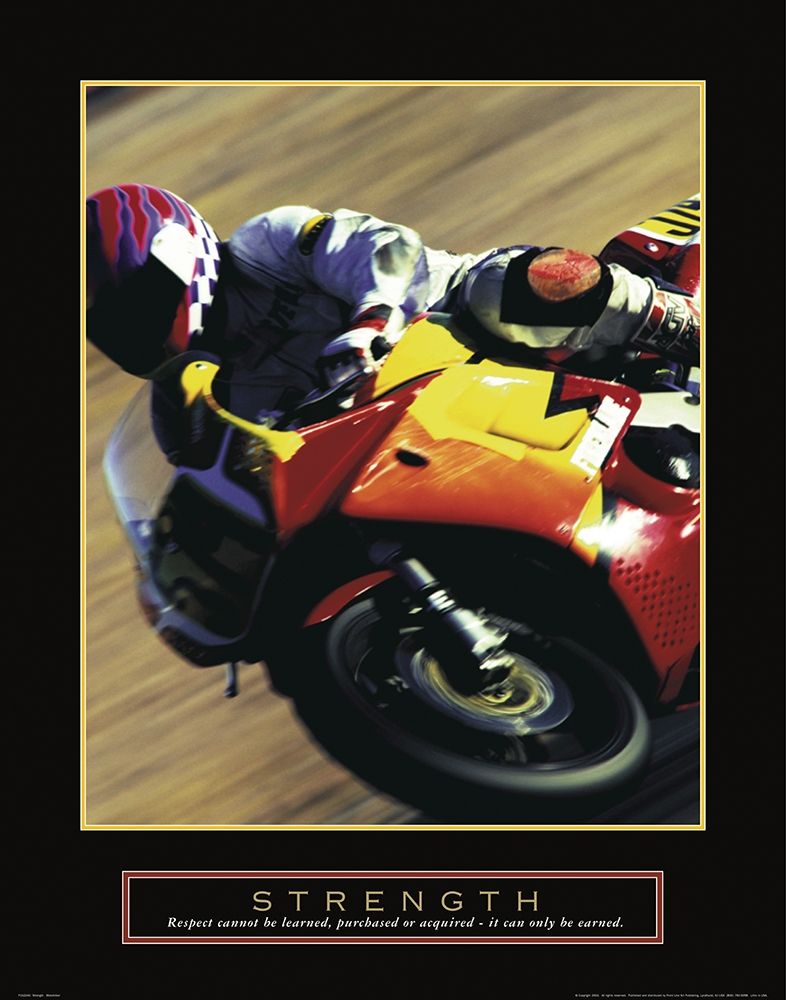 Strength - Motorcycle art print by Unknown for $57.95 CAD