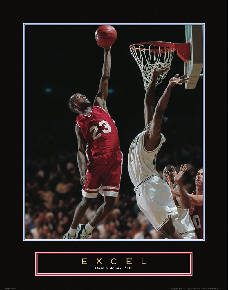 Excel - Basketball art print by Frontline for $57.95 CAD