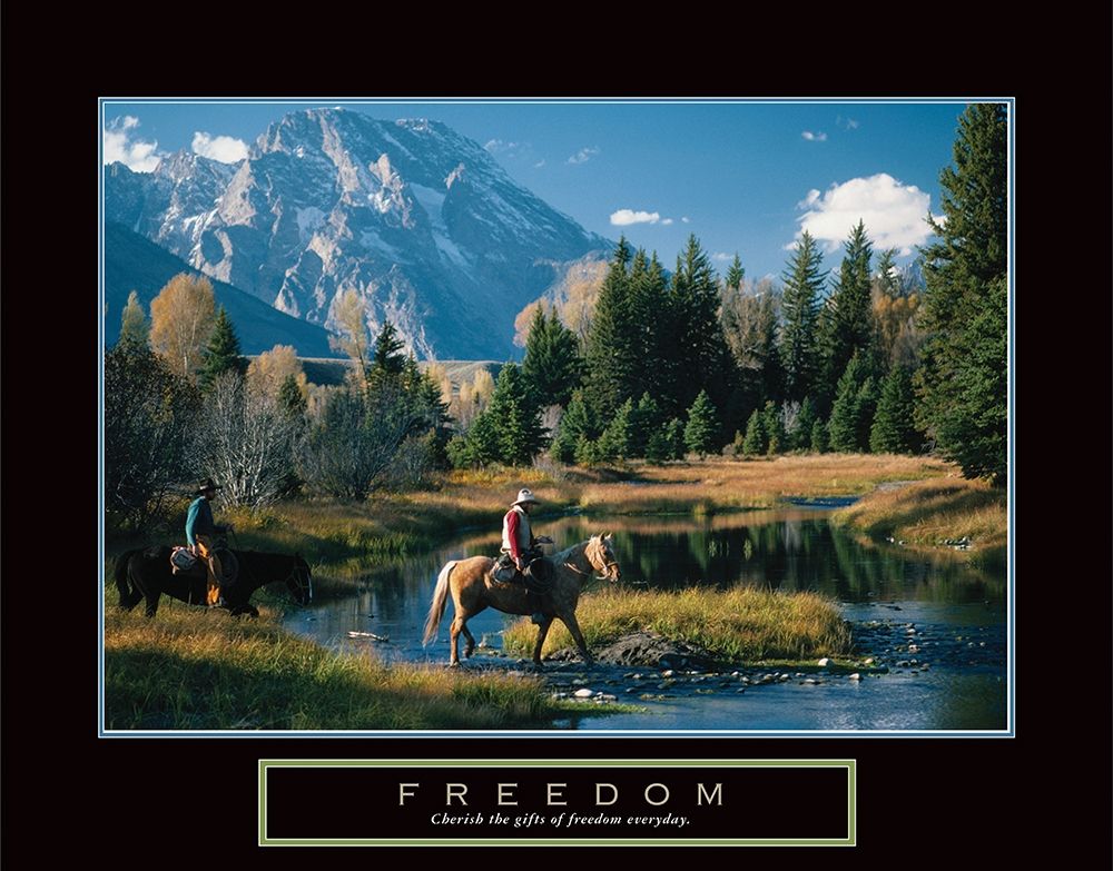 Freedom - Cowboys art print by Unknown for $57.95 CAD