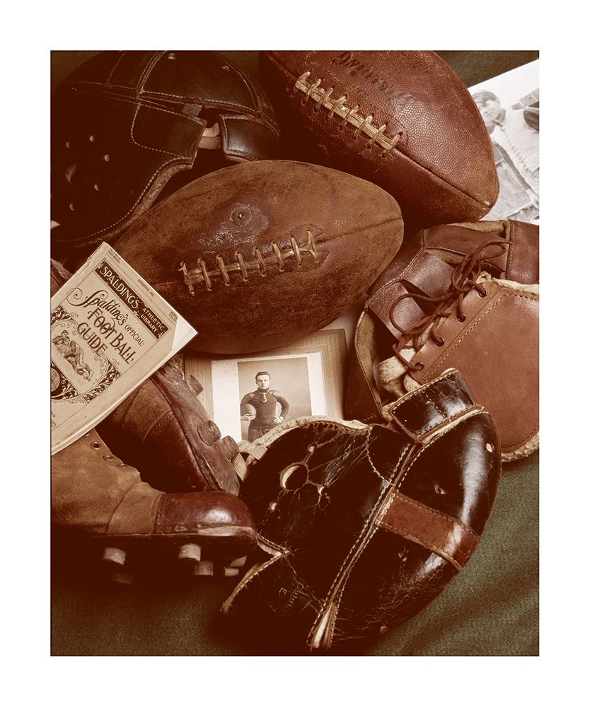 Football Memorabilia art print by Frontline for $57.95 CAD