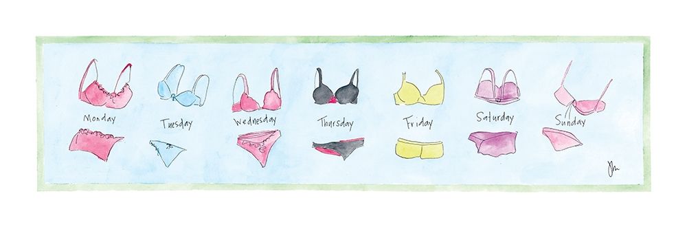 Days of the Week art print by Frontline for $57.95 CAD