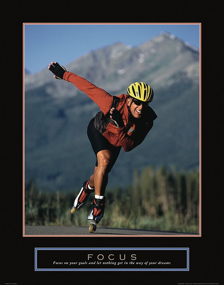 Focus - Inline Skater art print by Frontline for $57.95 CAD