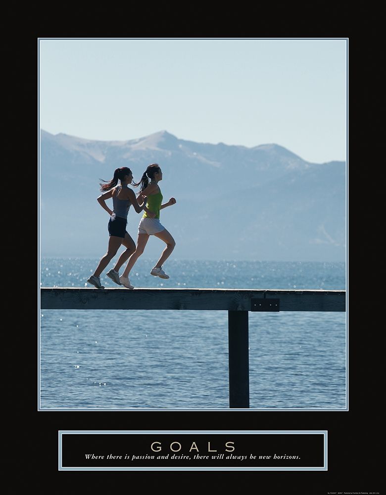 Goals - Girl Joggers art print by Frontline for $57.95 CAD