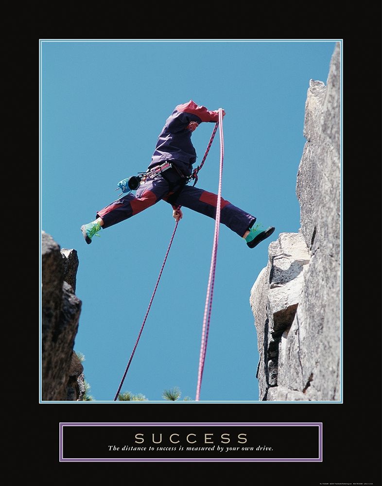 Success - Rock Jumper art print by Frontline for $57.95 CAD