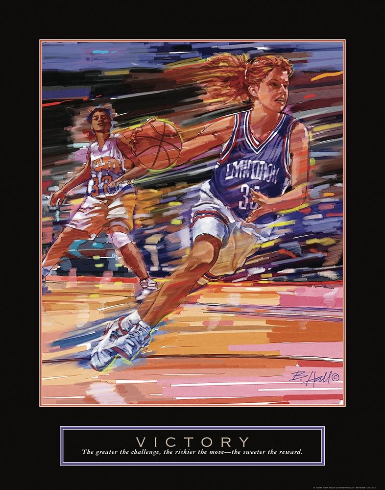 Victory - Girls Basketball art print by Frontline for $57.95 CAD