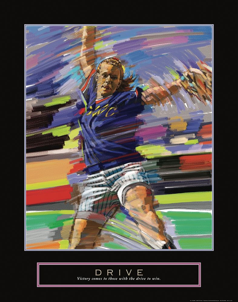 Drive - Softball art print by Frontline for $57.95 CAD