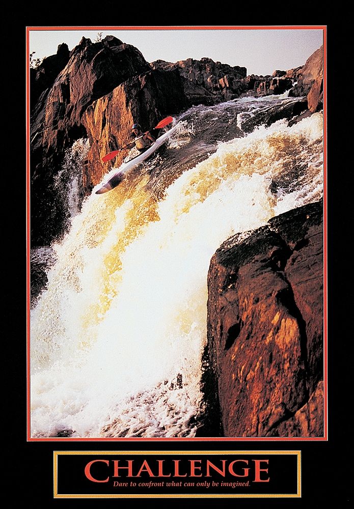 Kayak - Challenge art print by Unknown for $57.95 CAD