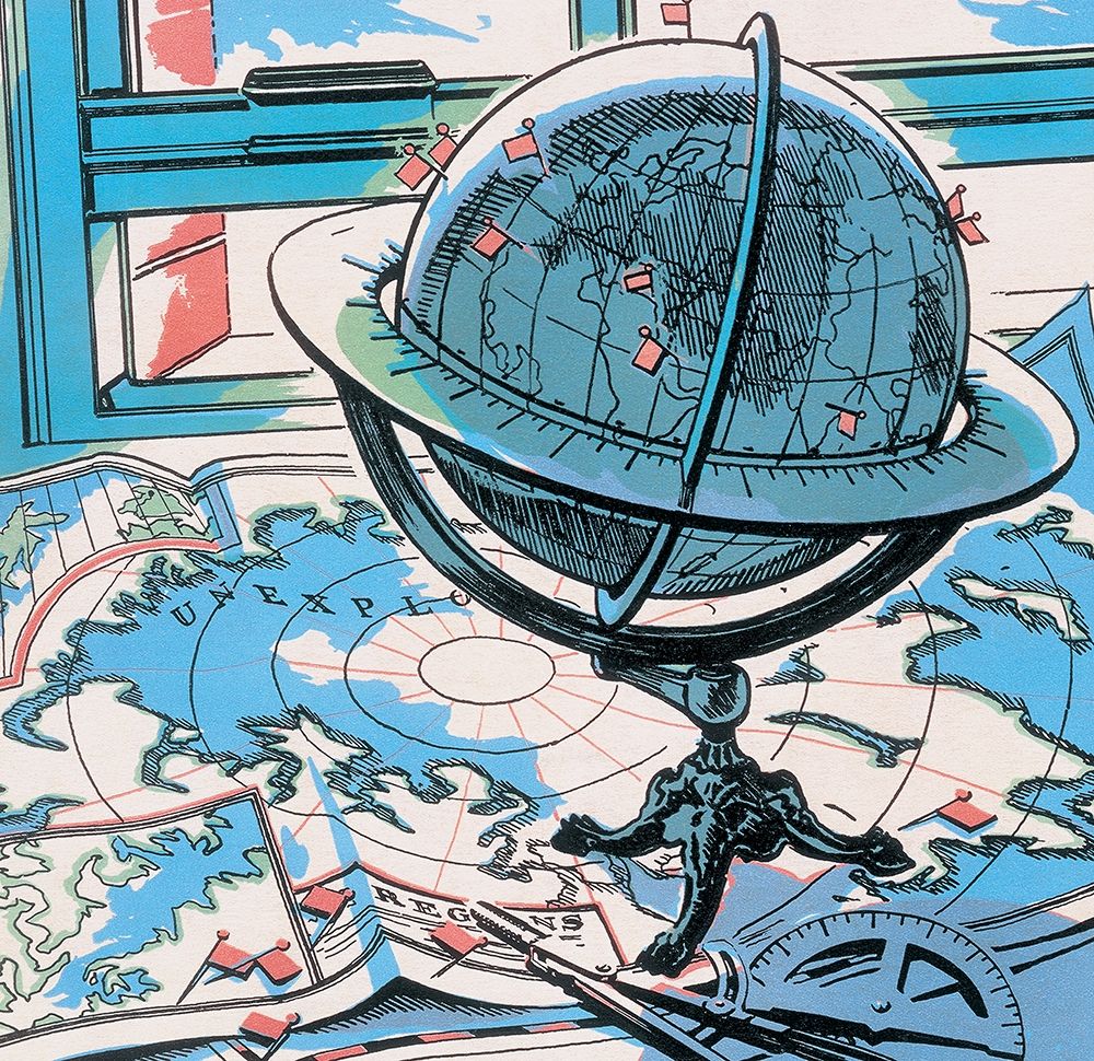 Globe Master art print by Unknown for $57.95 CAD