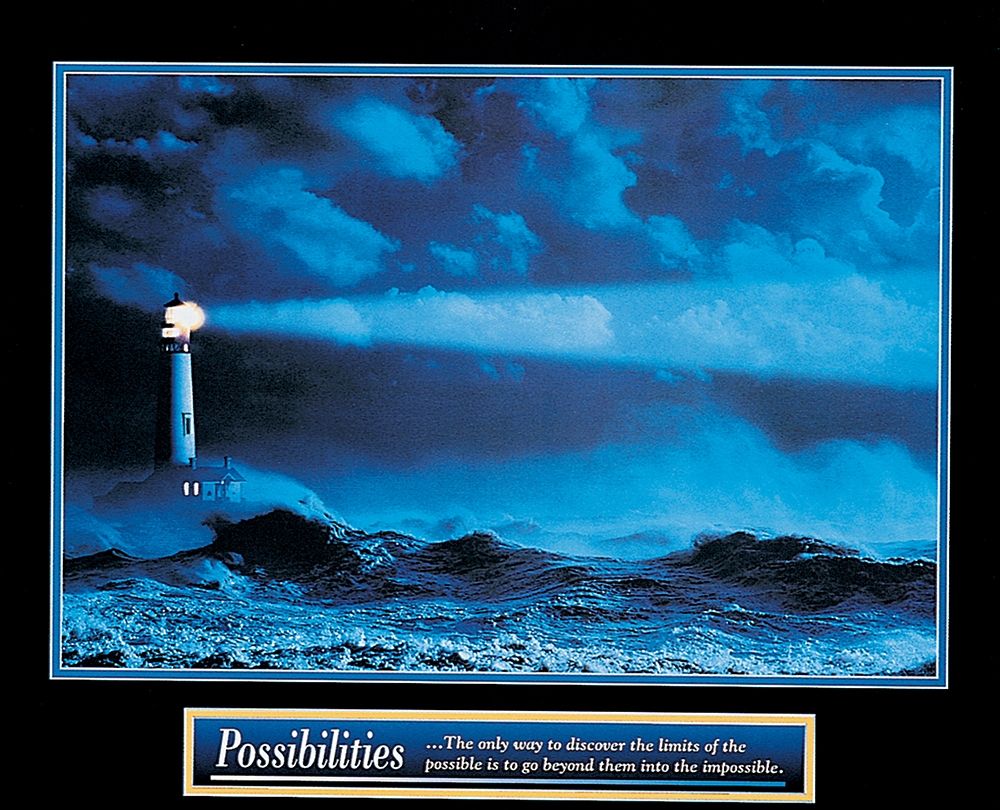 Lighthouse - Possibilities art print by Unknown for $57.95 CAD