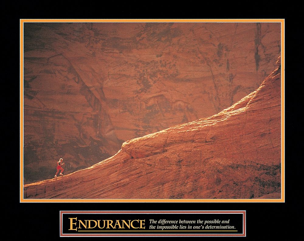 Endurance - Red Rocks Climb art print by Unknown for $57.95 CAD