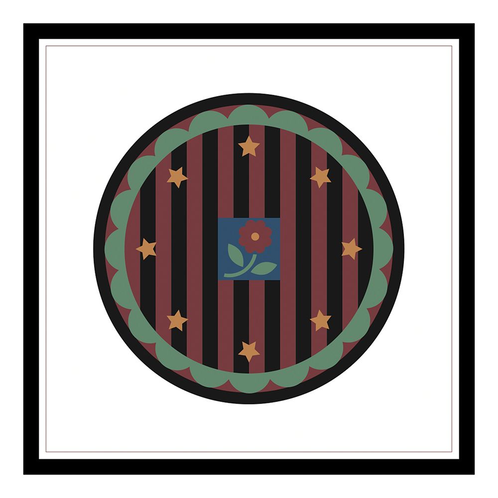 Floral Stamp art print by Unknown for $57.95 CAD