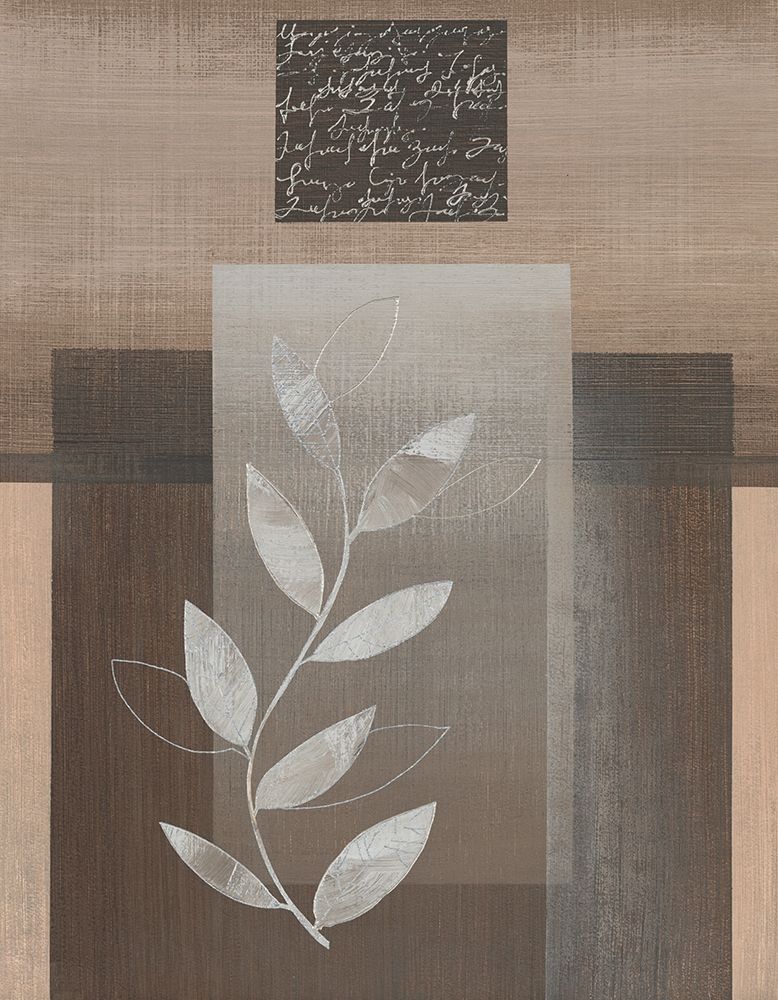 Metallic Leaves II art print by Jugeat for $57.95 CAD