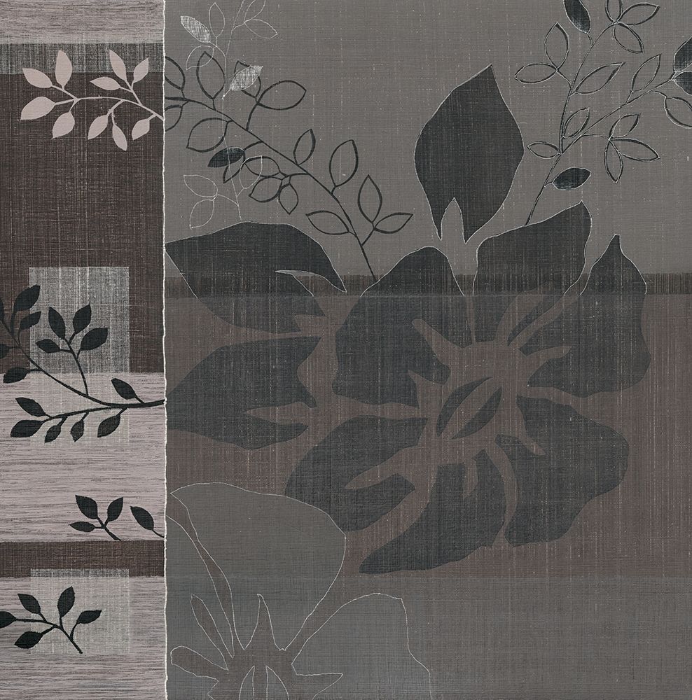 Metallic Leaves IV art print by Jugeat for $57.95 CAD