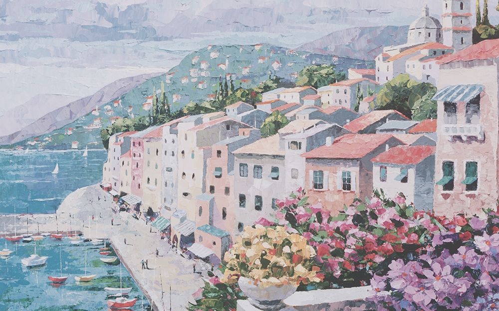 Pink Houses II art print by Unknown for $57.95 CAD