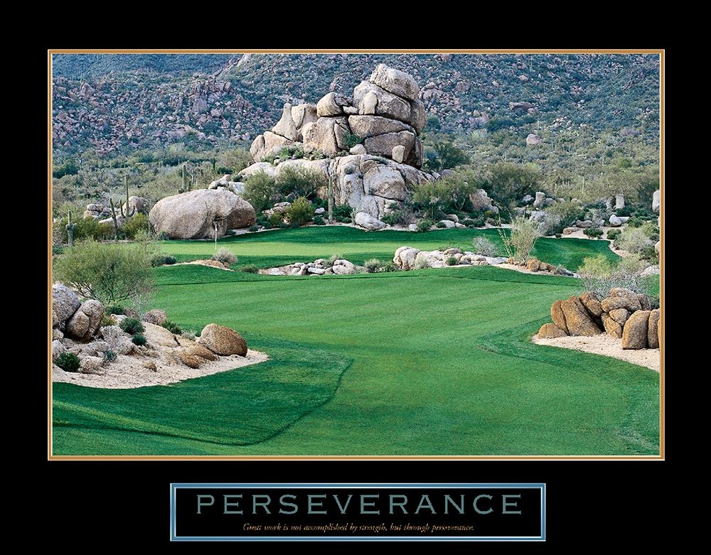 Golf - Perseverance art print by Unknown for $57.95 CAD