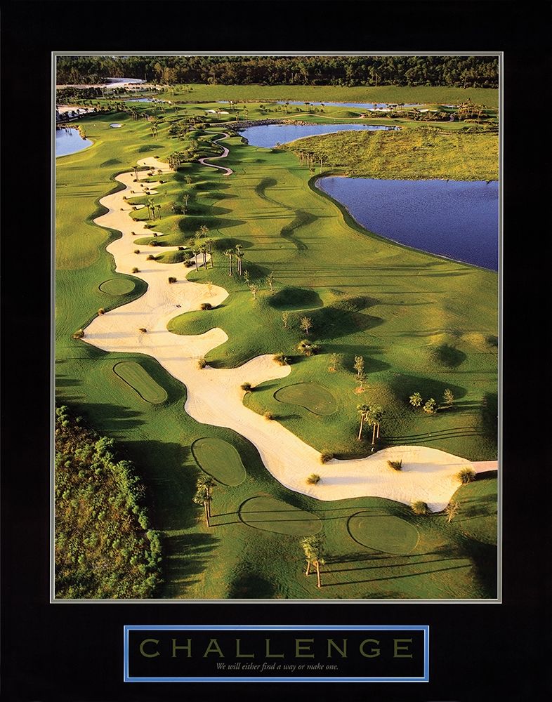 Challenge - Golf Trap art print by Unknown for $57.95 CAD