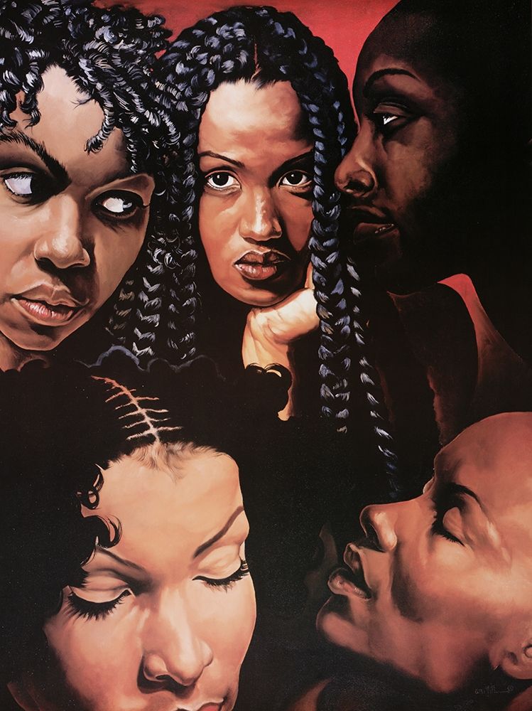Faces art print by Unknown for $57.95 CAD