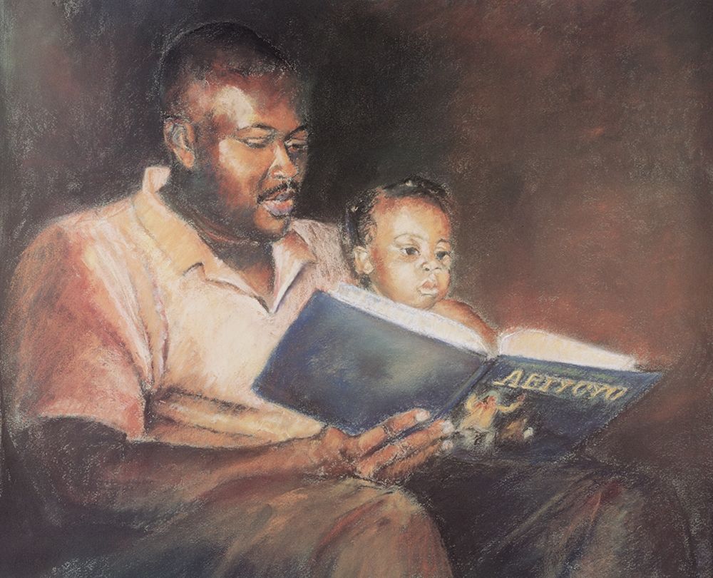 Reading Lesson art print by Unknown for $57.95 CAD