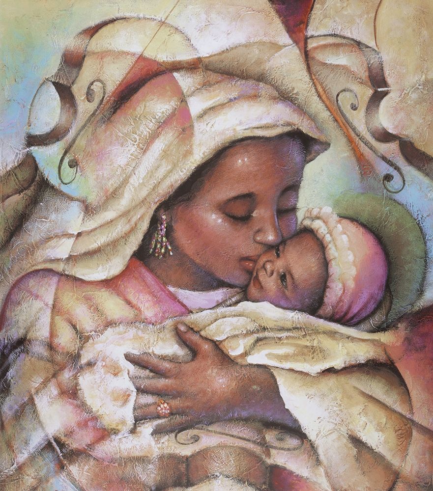 Mother and Child art print by Unknown for $57.95 CAD