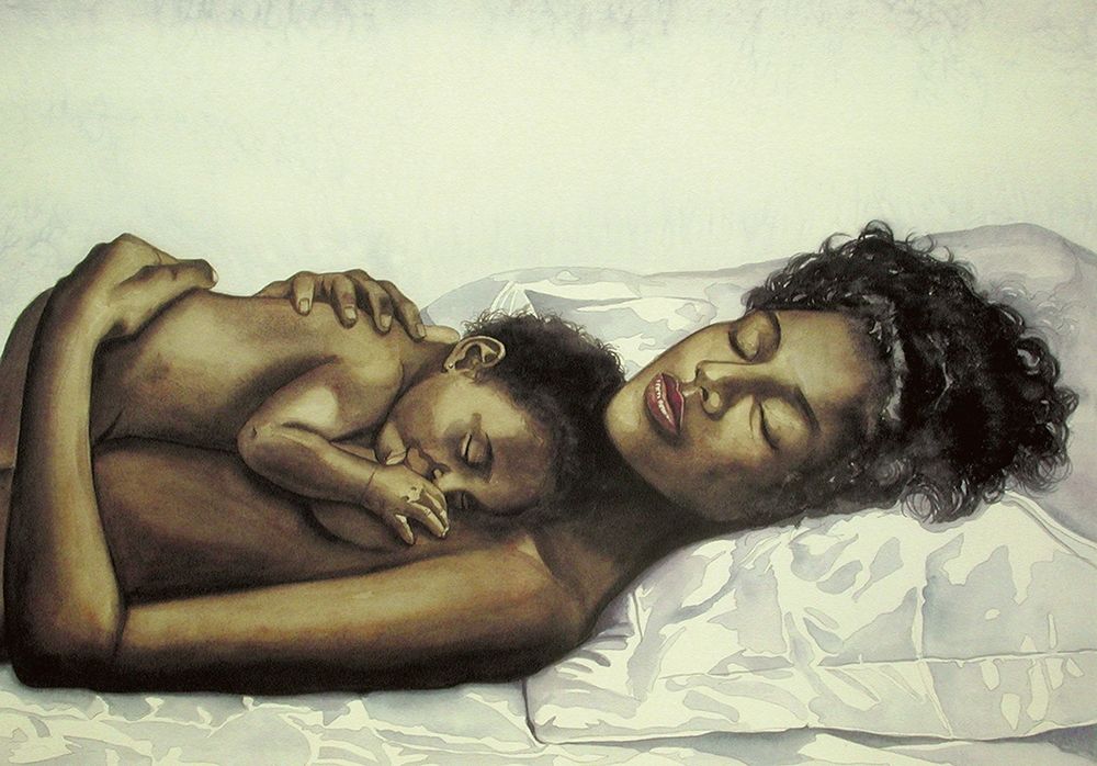 Mother and Child art print by Unknown for $57.95 CAD
