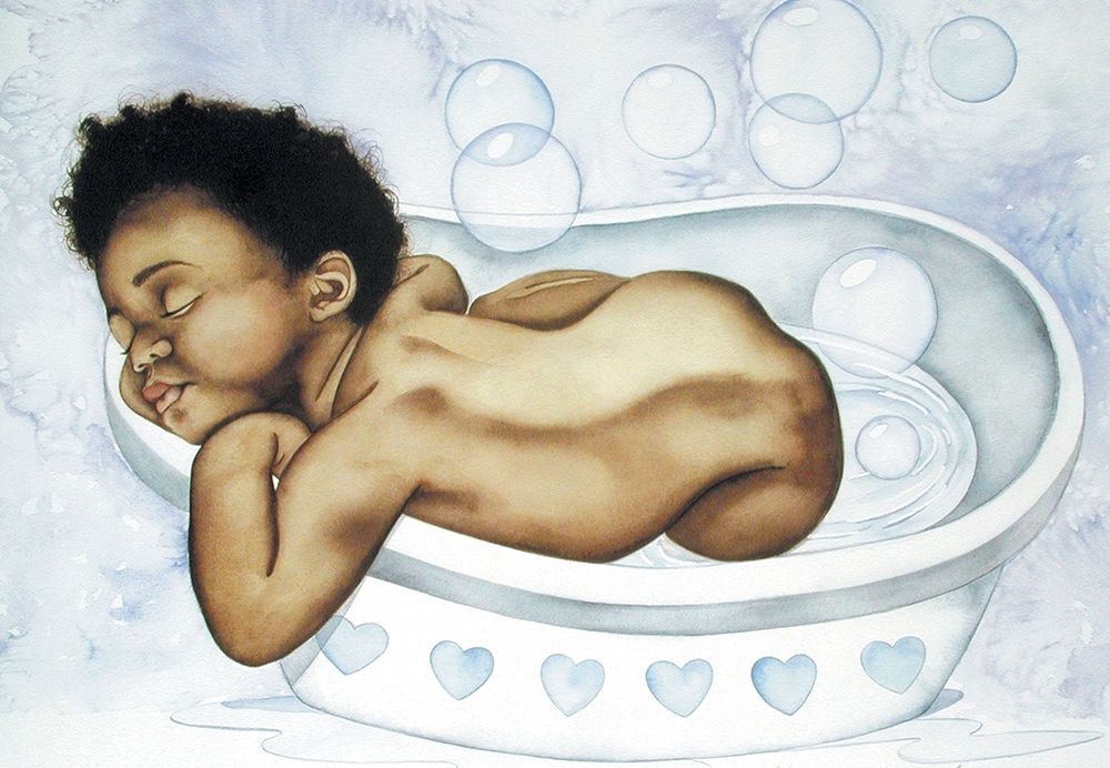 In the Tub art print by Unknown for $57.95 CAD