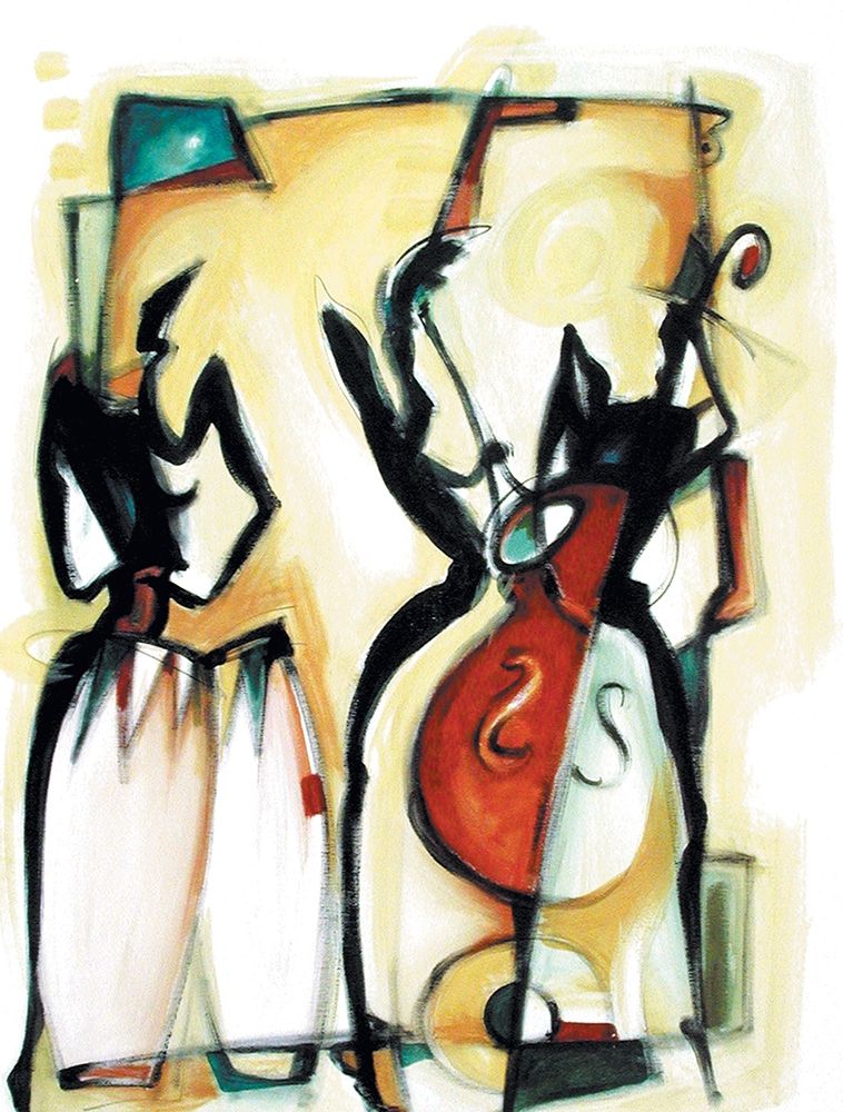 Bass and Bongos art print by Unknown for $57.95 CAD