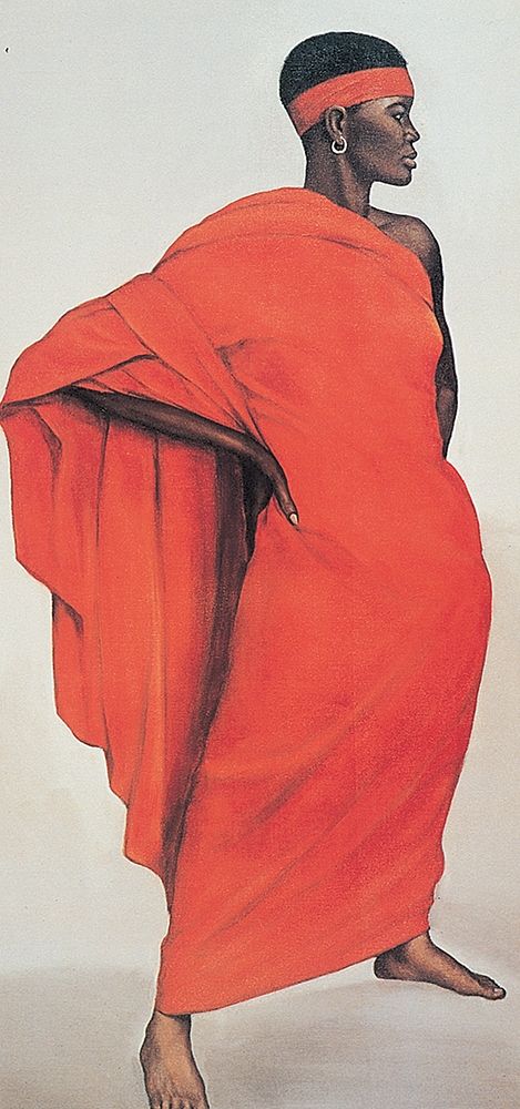 Woman Standing art print by Unknown for $57.95 CAD