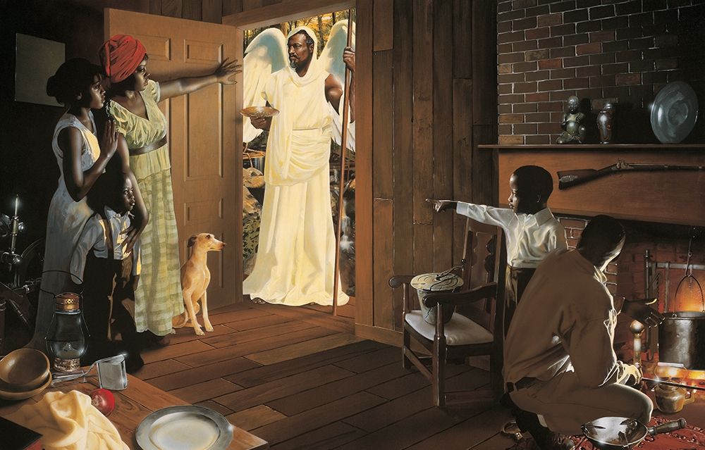 Angel at the Door art print by Unknown for $57.95 CAD