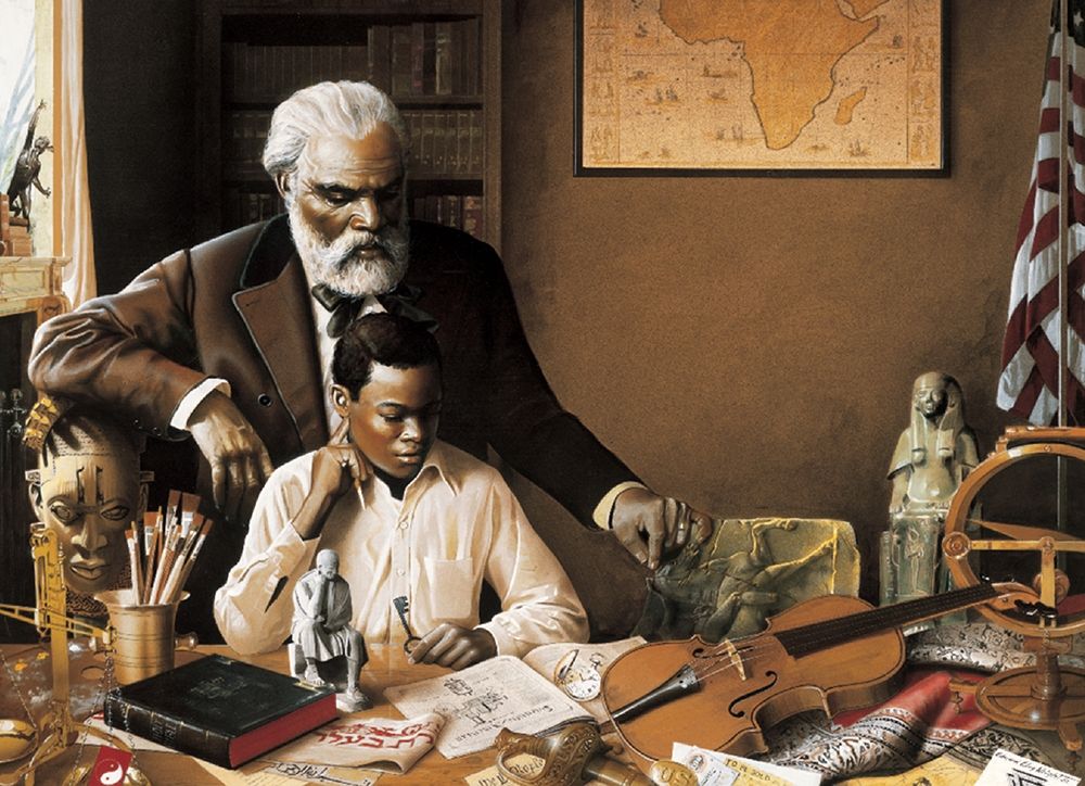 Teacher art print by Unknown for $57.95 CAD