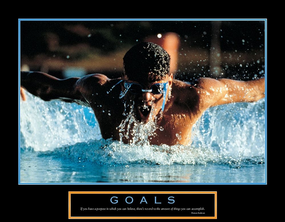 Goals - Swimmer art print by Unknown for $57.95 CAD