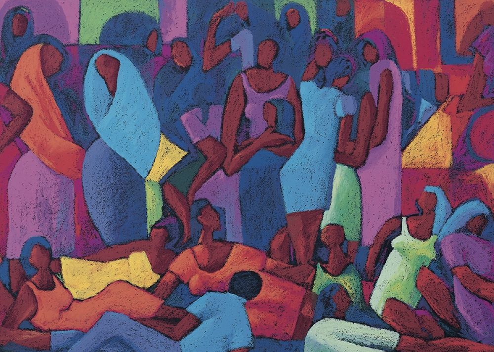 Puzzle People art print by Unknown for $57.95 CAD