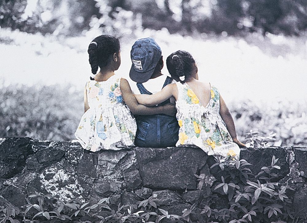 Three Kids art print by Unknown for $57.95 CAD