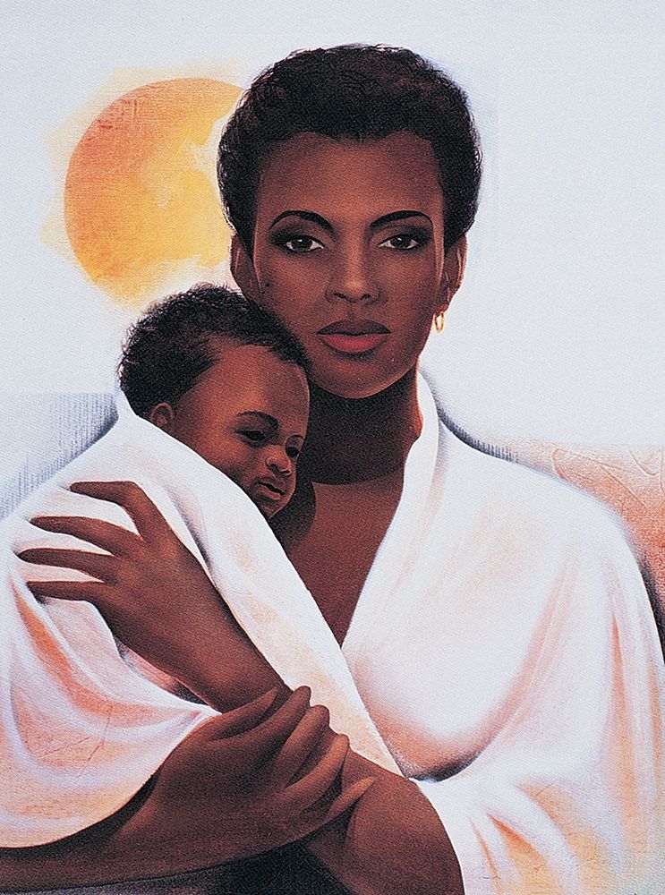 Mother and Child art print by Unknown for $57.95 CAD