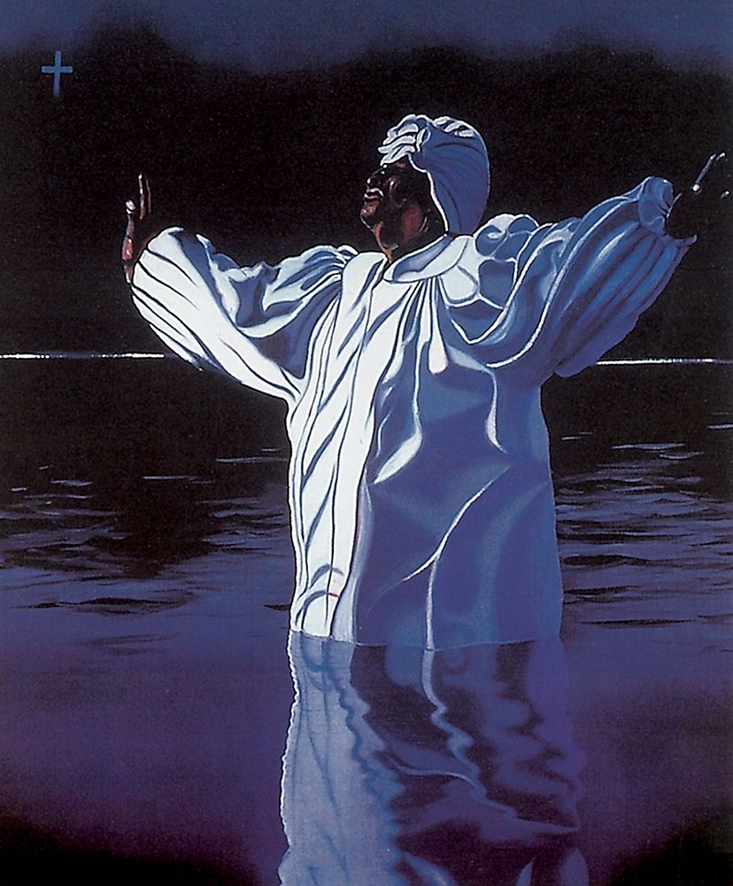 Baptism art print by Unknown for $57.95 CAD