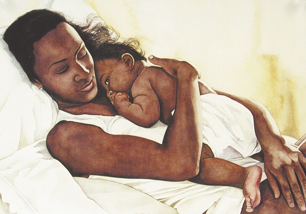 Mother and Child art print by Unknown for $57.95 CAD