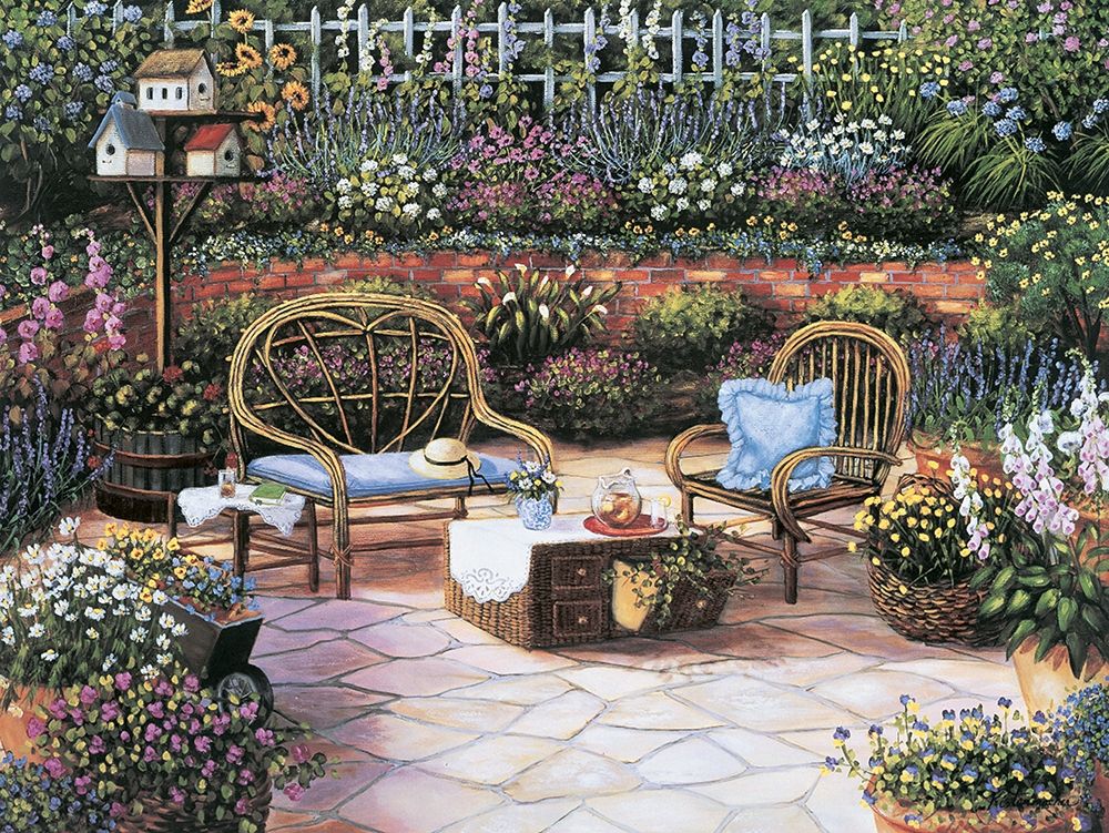 Patio art print by Unknown for $57.95 CAD