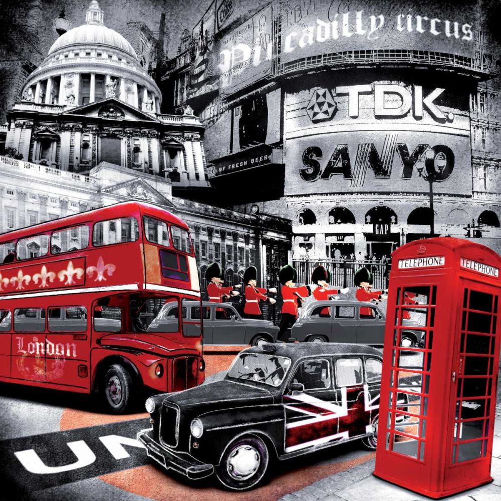 London Piccadilly Circus art print by BRAUN Studio for $57.95 CAD