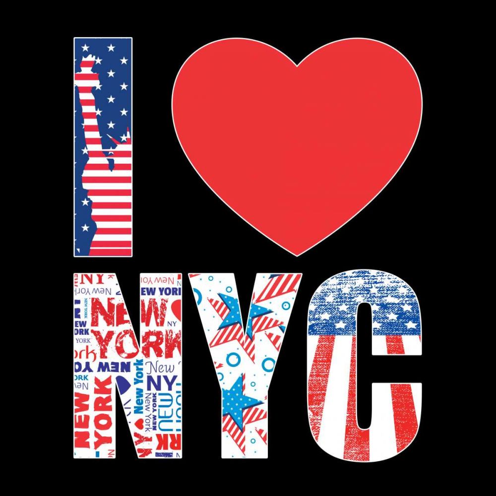 I love NY art print by BRAUN Studio for $57.95 CAD