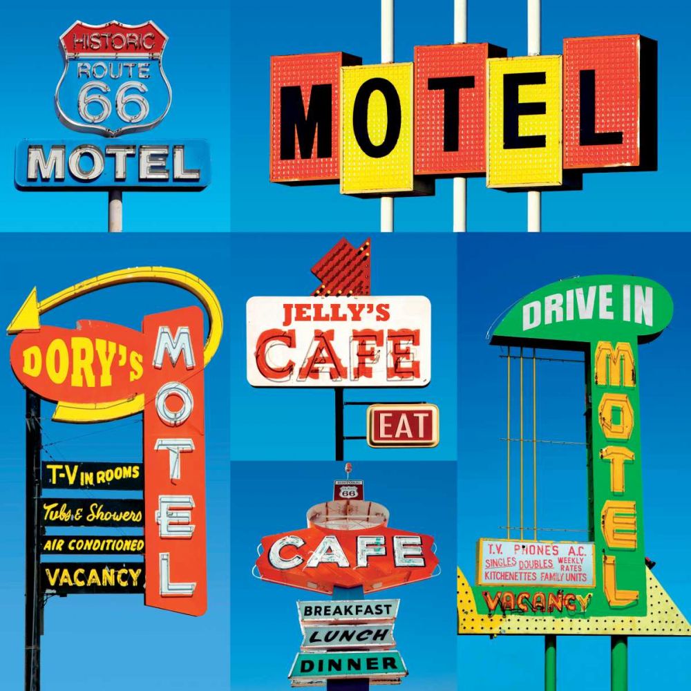 Motel I art print by BRAUN Studio for $57.95 CAD