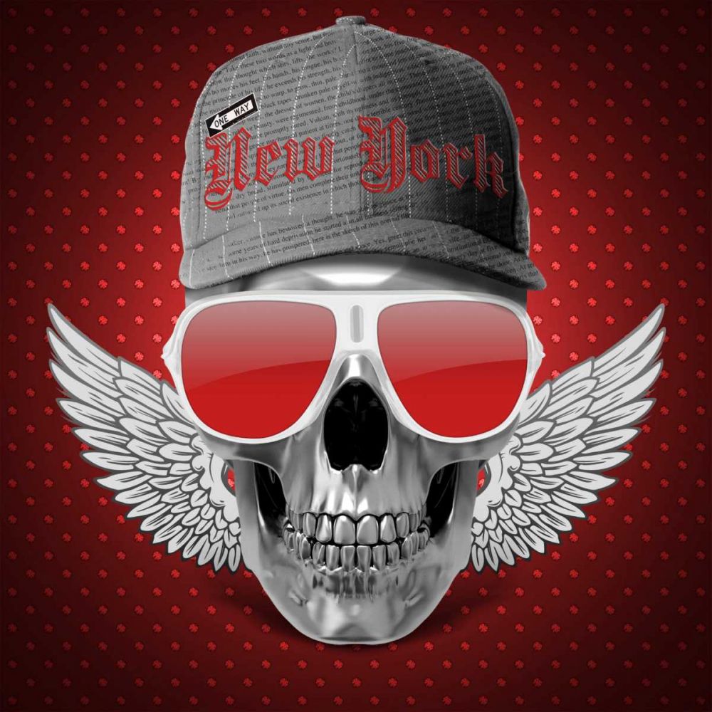 Red Skull NY art print by BRAUN Studio for $57.95 CAD