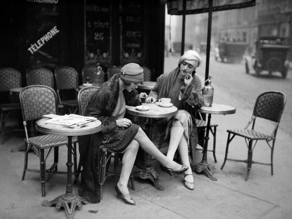 Café En Terrasse art print by BRAUN Studio for $57.95 CAD