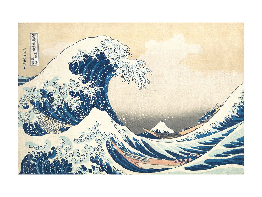 La Grande Vague de Kanagawa art print by Hokusai for $57.95 CAD