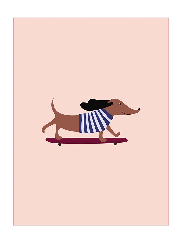 Skate Dog art print by Braun Studio for $57.95 CAD
