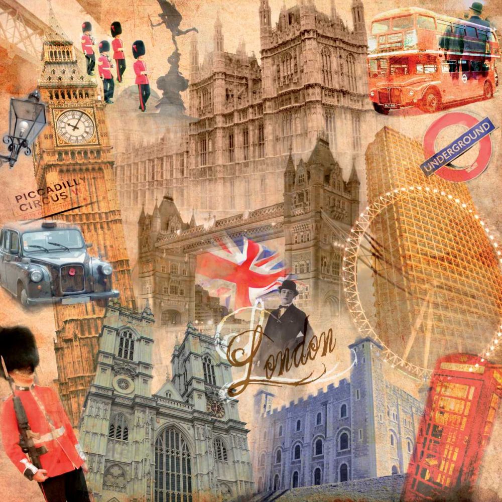 London Piccadilly art print by BRAUN Studio for $57.95 CAD