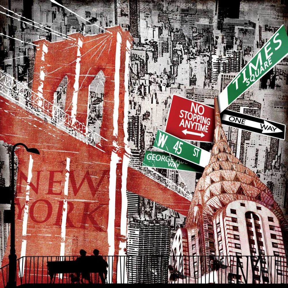 New York No Stopping art print by BRAUN Studio for $57.95 CAD